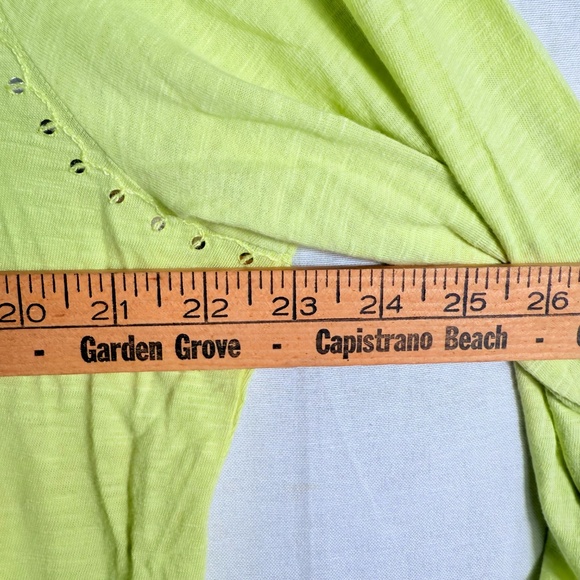 Soft Surrounding Green Tunic Size XL With Sequin and Tassel Details Boho Coastal - Picture 9 of 12